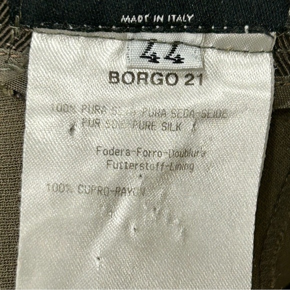 Giorgio Armani 100% Silk Pleated Trousers – Made in Italy (Size 44) - Picture 12 of 12